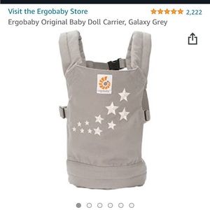 Baby doll carrier—like new—